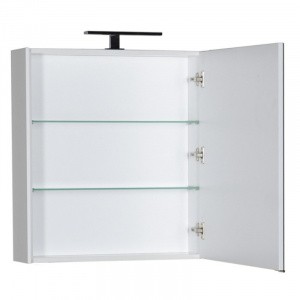 Зеркальный шкаф 70х75 см белый Aquanet Латина 00179997