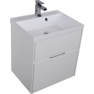 Комплект мебели для ванной Aquanet Латина 60 180121 подвесной Белый