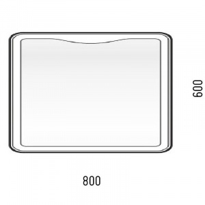 Зеркало Corozo Орли 80 SD-00000920 с подсветкой с сенсорным выключателем