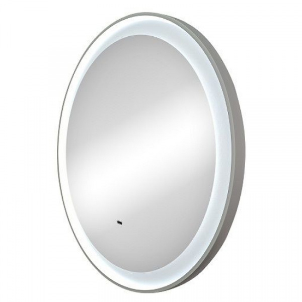 Зеркало Art&Max Napoli AM-Nap-600-DS-F-White с подсветкой с бесконтактным выключателем Белое матовое