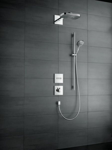 Верхний душ Hansgrohe Raindance Select Е 31 26468400 Хром/Белый