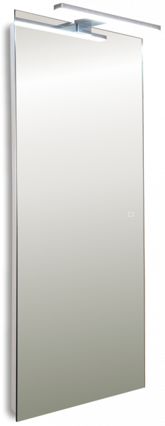 Зеркало Люмьер 400х1025 c подсветкой и диммером, сенсор выкл, светильник в комплекте (LED-00002518)