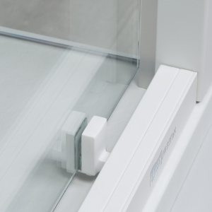 Душевая дверь WasserKRAFT Rhin 110 44S13 профиль Белый стекло прозрачное