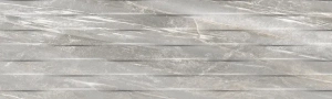 Настенная плитка Sina Tile 3167 Molendo Rustic Grey 100x30 серая полированная с узором