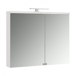 Зеркальный шкаф Акватон Брук 100 1A200702BC010 с подсветкой Белый