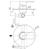 Смеситель для душа Rav Slezak Vltava VT483LCMAT