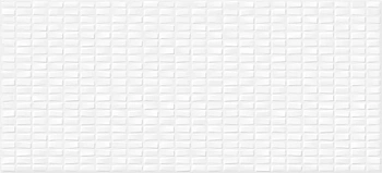 Настенная плитка Cersanit PDG053D Pudra 44x20 белая глянцевая под мозаику