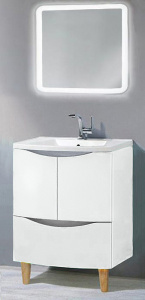 Тумба под раковину BelBagno Alda 80 BB800SHVC/BL Bianco Lucido