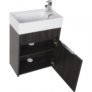 Комплект мебели для ванной Aquanet Лидс 50 183170 подвесной Эвкалипт мистери
