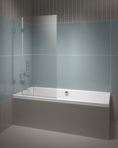 Шторка на ванну Riho VZ Scandic NXT X109 90x150 L G001145120 (GX00192C1) профиль Хром стекло прозрачное