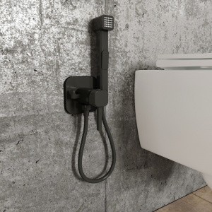 Гигиенический душ со смесителем Iddis 004BLS0i08 Черный