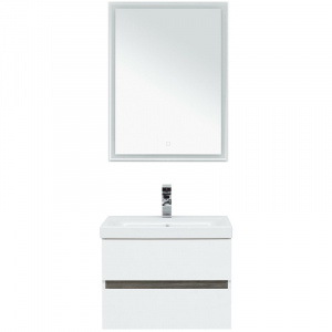 Комплект мебели для ванной Aquanet Беркли 60 258905 подвесной Белый Дуб рошелье