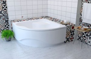 Акриловая ванна Lavinia Boho Aveo 37040150, усиленный армированный корпус ванны, 150x150 см