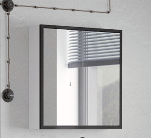Зеркальный шкаф Corozo Айрон 60 SD-00000392 Белый