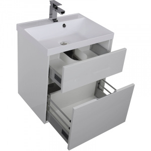 Комплект мебели для ванной Aquanet Латина 60 180121 подвесной Белый