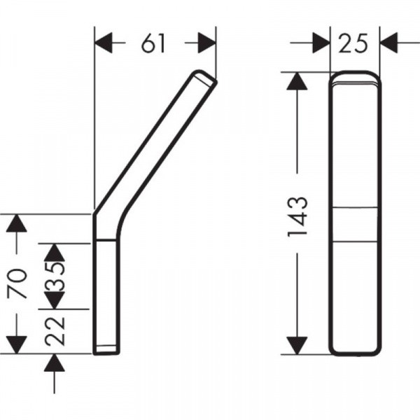 Крючок Axor Universal 42801000