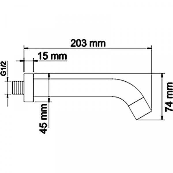 Душевая система WasserKRAFT Alme A171568 Thermo с термостатом Хром