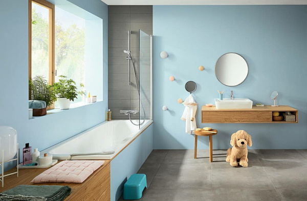 Смеситель для ванны Hansgrohe Ecostat E 15774000 с термостатом Хром