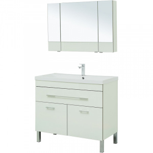 Комплект мебели для ванной Aquanet Верона 100 287654 Белый