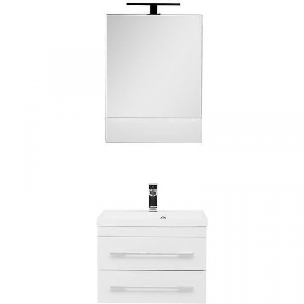 Комплект мебели для ванной Aquanet Нота 58 287700 подвесной Белый