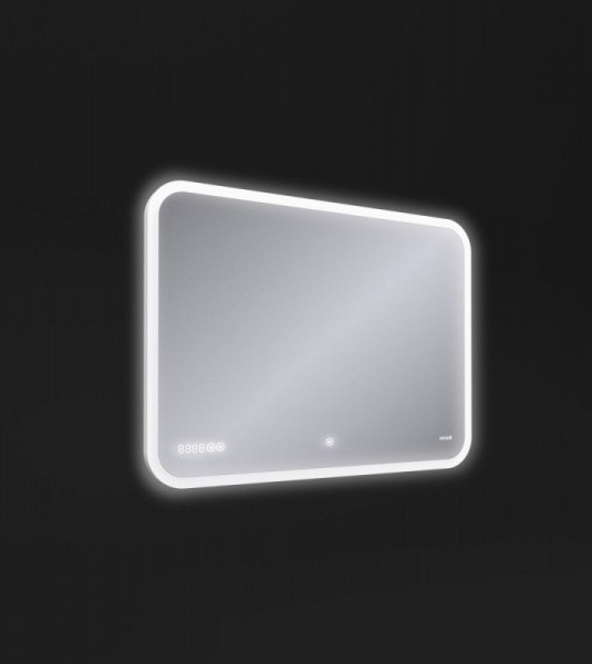 Зеркало Cersanit Led 070 Design Pro 80 KN-LU-LED070*80-p-Os с подсветкой с диммером, часами, подогревом и функцией Bluetooth