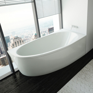 Акриловая ванна Aquatek Eco-friendly Дива 150х90 R DIV150-0000002 без панелей, каркаса и слив-перелива