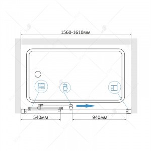 Шторка на ванну RGW Screens SC-41 160x150 04114116-11 профиль Хром стекло прозрачное