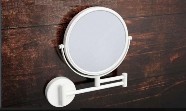 Косметическое зеркало Bemeta White 112201514 Белое матовое