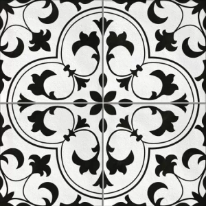 Керамогранит Cersanit SE4R053-69 Sevilla 42x42 белый глазурованный матовый с орнаментом