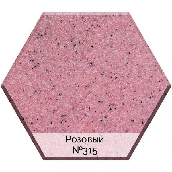 Смеситель для кухни AquaGranitEx C-6040 (315) Розовый