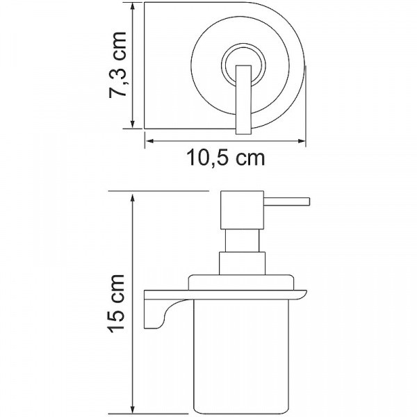 Дозатор для жидкого мыла WasserKRAFT Kammel K-8399W Белый матовый