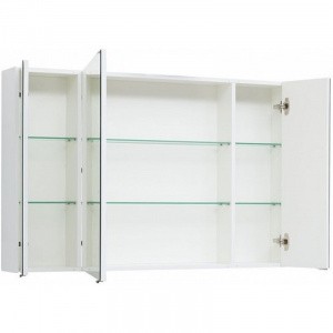 Зеркальный шкаф 116х75 см белый глянец Aquanet Остин 00203926