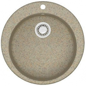 Кухонная мойка Azario Vital 50.7х50.7х20 искусственный мрамор, цвет Песочный (CS00078347)