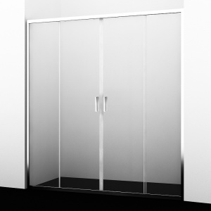 Душевая дверь WasserKRAFT Lippe 150 45S08 профиль Хром стекло прозрачное