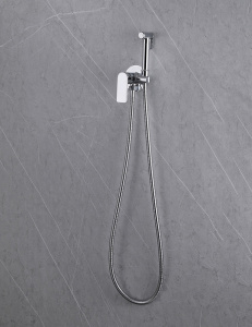 Гигиенический душ со смесителем Abber Weiss Insel AF8025 Хром