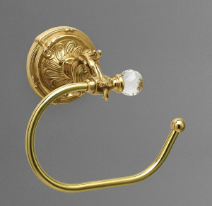 Держатель туалетной бумаги Art&Max Barocco Crystal AM-1782-Do-Ant-C Античное золото