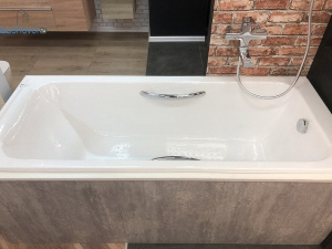 Чугунная ванна Jacob Delafon Parallel 150x70 E2949-00 с антискользящим покрытием