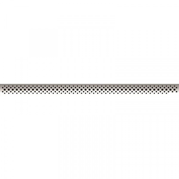 Желоб BERGES водосток C1 Brise 300, матовый хром, S-сифон D50/105 H50 вертикальный