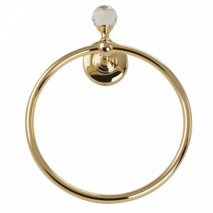 Кольцо для полотенец Migliore Amerida 16599 Золото с кристаллом Swarovski