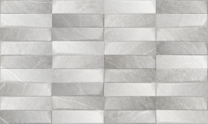 Настенная плитка Gracia Ceramica 010100001401 Magma grey wall 03 300х500 серая матовая под камень / 3D мозаика