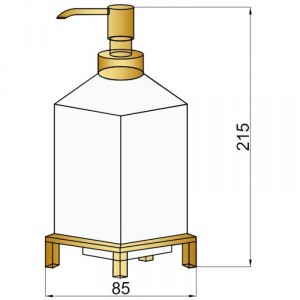 Дозатор для жидкого мыла Boheme 10226 Хром