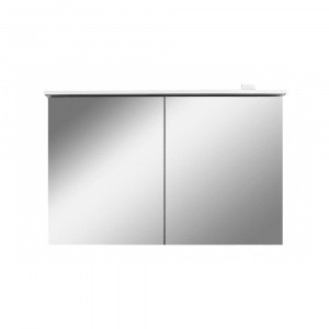M70AMCX1001WG Spirit V2.0, Зеркальный шкаф с LED-подсветкой, 100 см, цвет: белый, глянец
