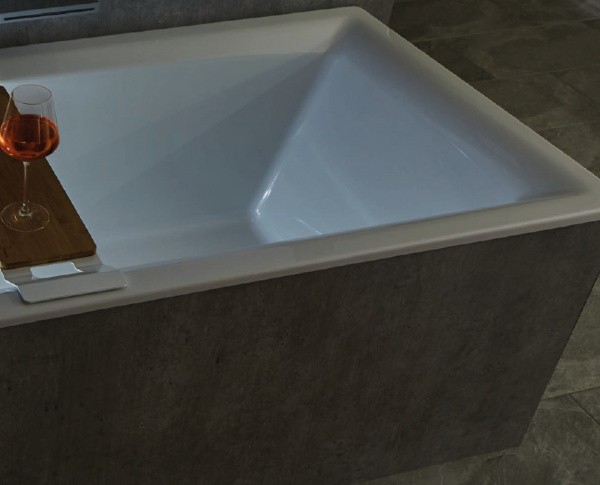 Акриловая ванна Riho Rething Cubic (190 x 80) заполнение через перелив B108013005