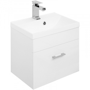 Комплект мебели для ванной Aquanet Нота 50 287699 подвесной Белый