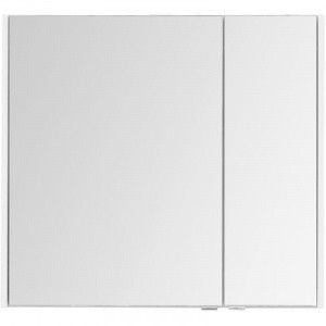Зеркальный шкаф 82,5х75 см белый глянец L Aquanet Остин 00203924