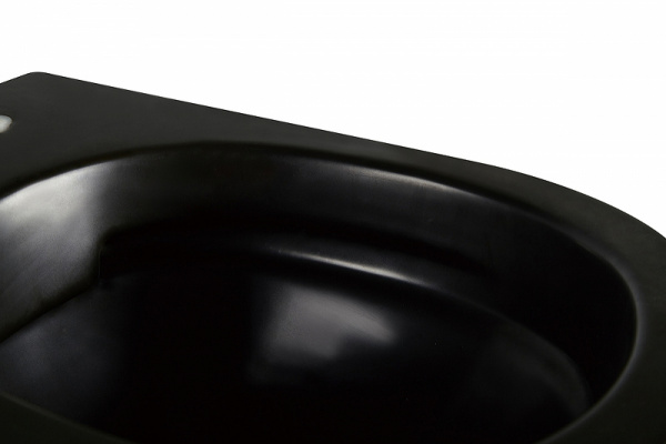 Унитаз Abber Bequem AC1100MB подвесной Черный матовый с сиденьем Микролифт