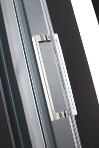 Душевая дверь в нишу Cezares Premier-Soft BF-1 130 IV профиль Хром стекло прозрачное