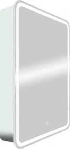 Зеркальный шкаф 55х80 см белый R Art&Max Platino AM-Pla-550-800-1D-R-DS-F