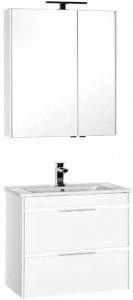 Зеркальный шкаф Aquanet Тулон 75 183392 L Белый