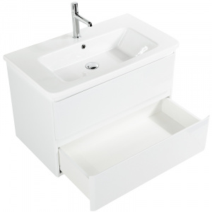 Тумба под раковину BelBagno 105 ALBANO-CER-1050-2C-SO-BL подвесная Bianco Lucido